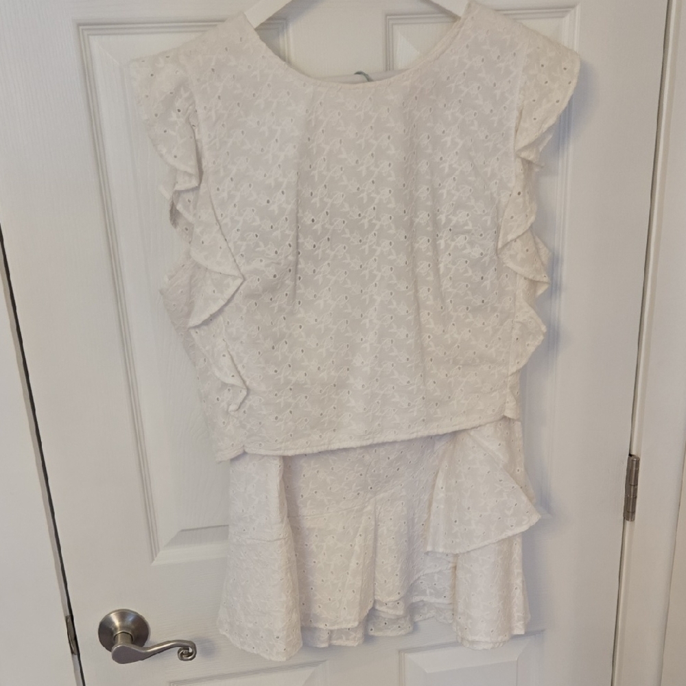 Lilly Pulitzer White Floral Dress